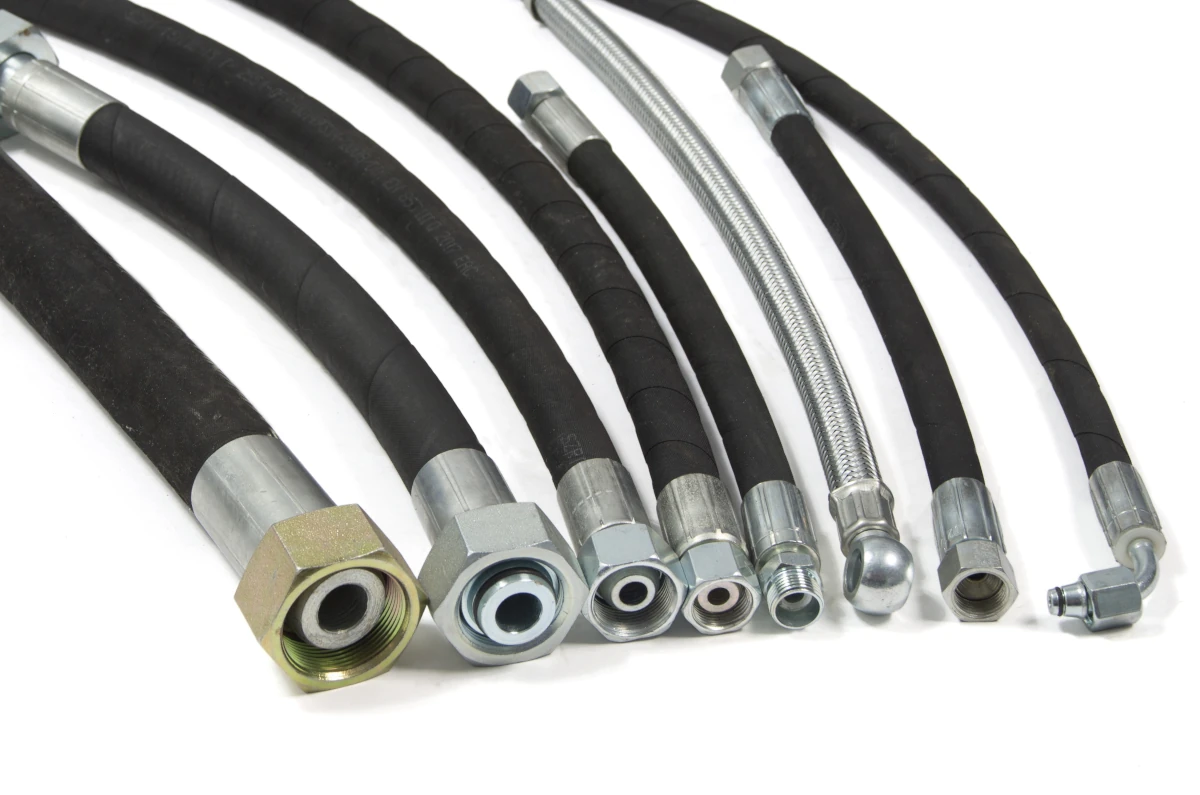 variety of hydraulic hoses